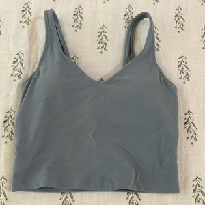 lululemon Align Tank Chambray size 2 with removable padding